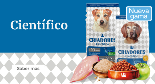 Criadores gama Cientifico para perro