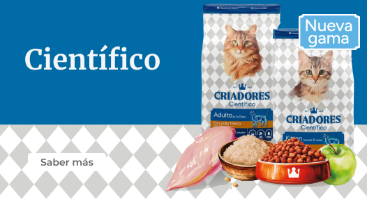 Criadores gama Cientifico para gato