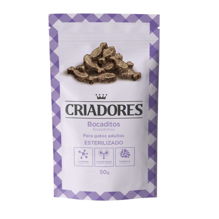 Criadores Bocaditos Adult Sterilised de Pavo para gatos