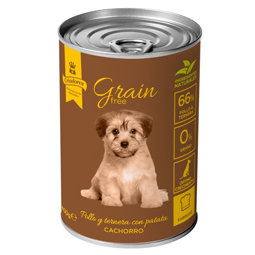 Criadores Grain Free Pollo y Ternera lata para cachorros - Imagen 2