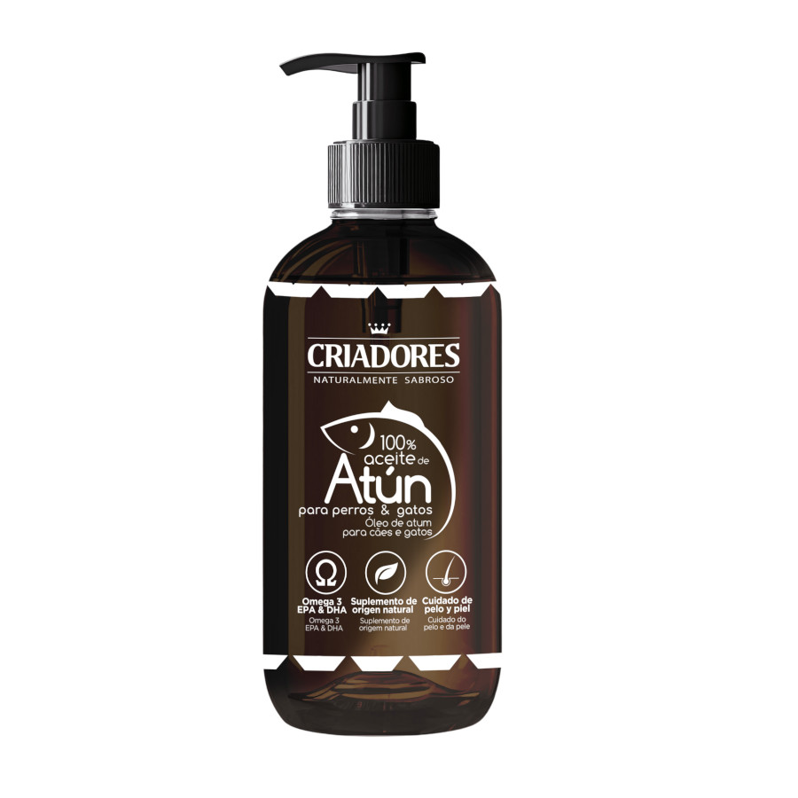 Criadores Aceite de Atún para perros y gatos
