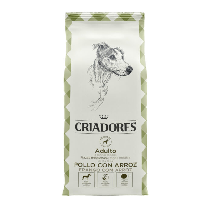Criadores Adulto Frango e Arroz ração para cães porte médio - Image 2