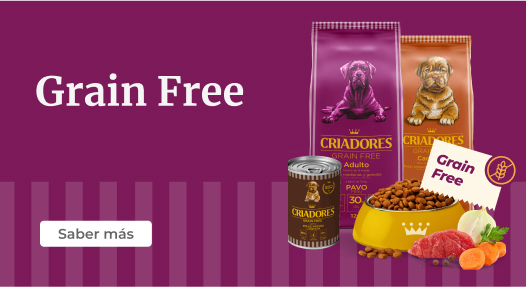 Criadores gama Grain Free para perro